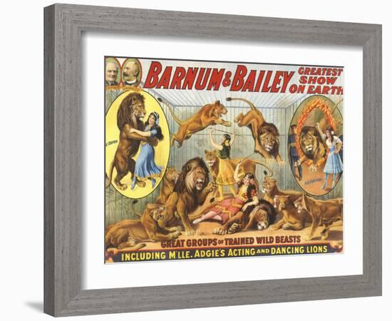 Barnum & Bailey's, 1915, USA-null-Framed Giclee Print