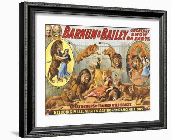 Barnum & Bailey's, 1915, USA-null-Framed Giclee Print