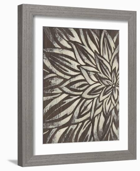 Barnwood Blossom I-June Vess-Framed Art Print