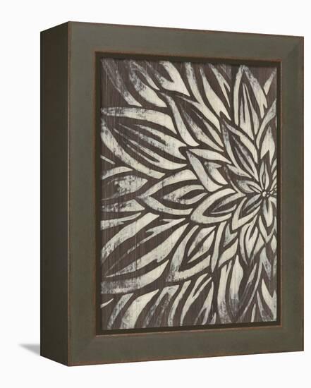 Barnwood Blossom I-June Vess-Framed Stretched Canvas