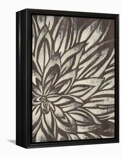 Barnwood Blossom II-June Vess-Framed Stretched Canvas