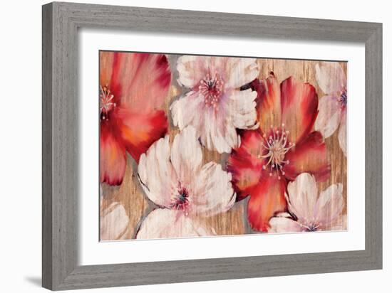 Barnwood Blossoms-Jurgen Gottschlag-Framed Art Print