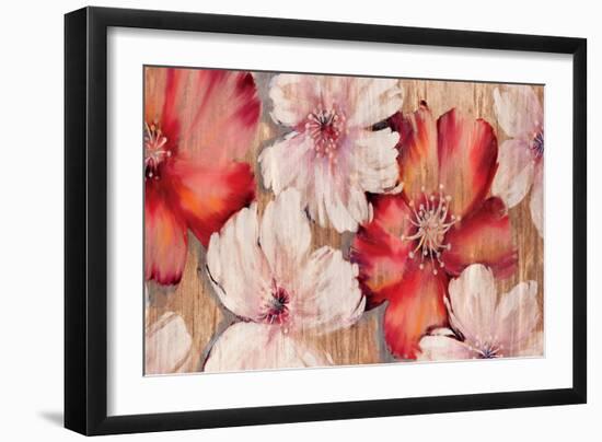 Barnwood Blossoms-Jurgen Gottschlag-Framed Art Print