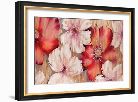 Barnwood Blossoms-Jurgen Gottschlag-Framed Art Print