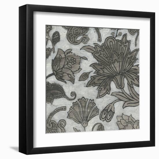 Barnwood Chintz IV-June Vess-Framed Art Print