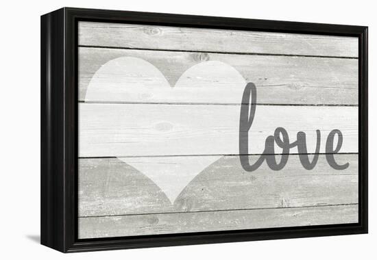 Barnwood Love-Kimberly Allen-Framed Stretched Canvas