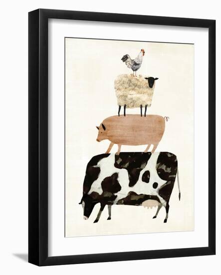 Barnyard Buds III-Victoria Borges-Framed Art Print