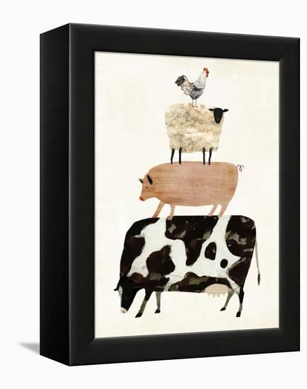 Barnyard Buds III-Victoria Borges-Framed Stretched Canvas