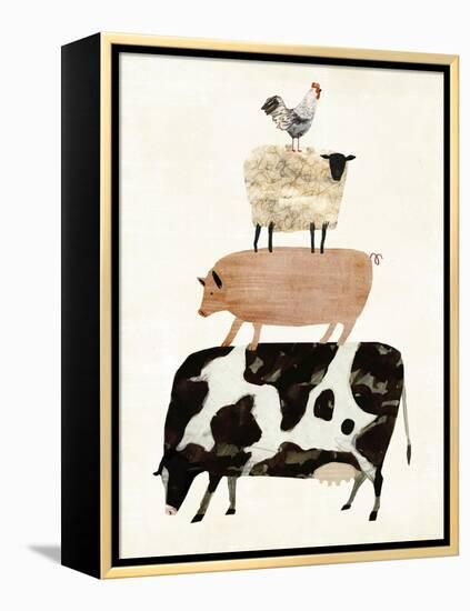 Barnyard Buds III-Victoria Borges-Framed Stretched Canvas