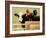 Barnyard Cow-Lowell Herrero-Framed Art Print