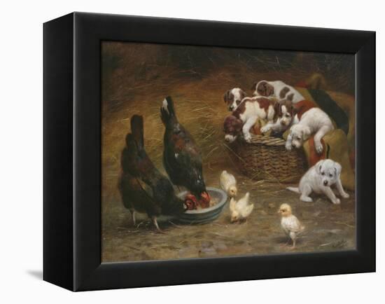 Barnyard Friends-Casper von Reth-Framed Premier Image Canvas