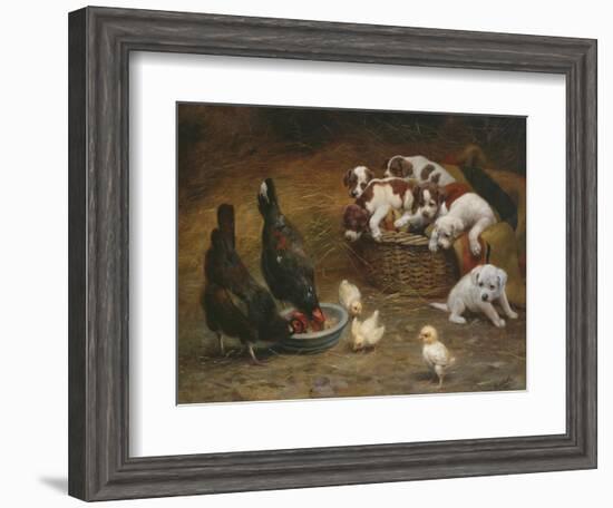 Barnyard Friends-Casper von Reth-Framed Giclee Print