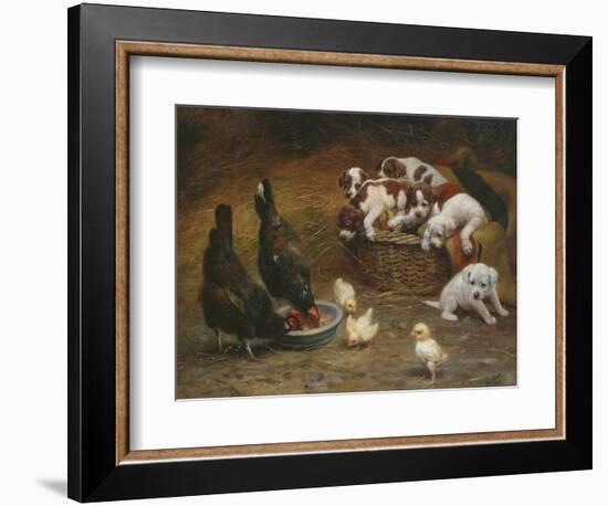 Barnyard Friends-Casper von Reth-Framed Giclee Print