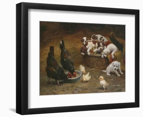 Barnyard Friends-Casper von Reth-Framed Giclee Print