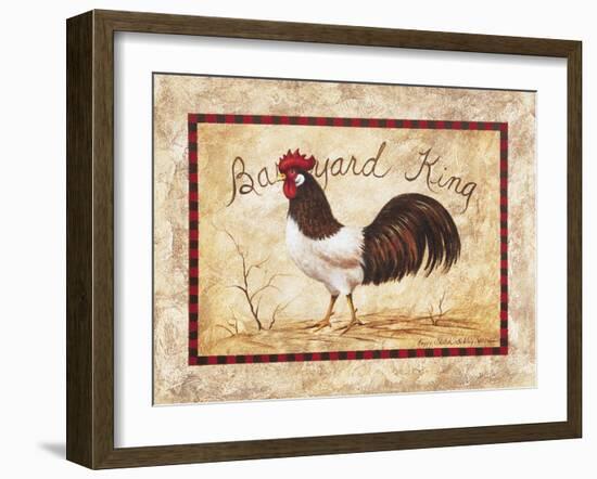 Barnyard King-unknown Sibley-Framed Art Print