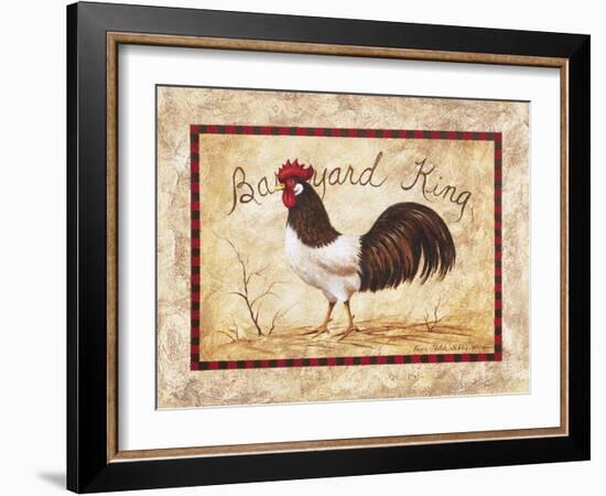 Barnyard King-unknown Sibley-Framed Art Print