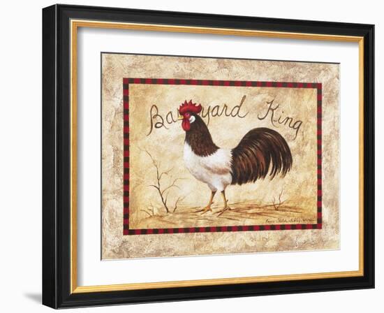 Barnyard King-unknown Sibley-Framed Art Print