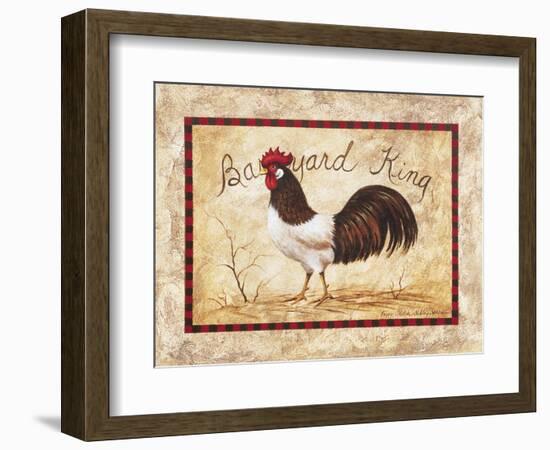 Barnyard King-unknown Sibley-Framed Art Print