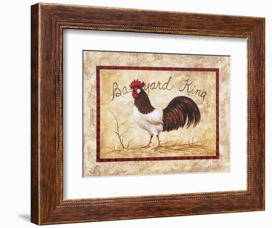 Barnyard King-unknown Sibley-Framed Art Print