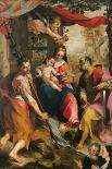 Madonna and Child with St Simon and St Jude (Madonna Di San Simone)-Baroccio-Mounted Giclee Print