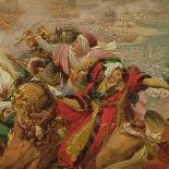 Murat Defeating the Turkish Army at Aboukir on 25 July 1799, C.1805-Baron Antoine Jean Gros-Giclee Print