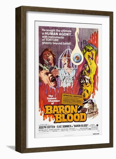 Baron Blood (aka Gli Orrori del Castello di Norimberga)-null-Framed Premium Giclee Print