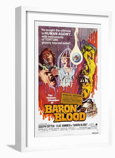 Baron Blood (aka Gli Orrori del Castello di Norimberga)-null-Framed Premium Giclee Print