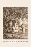 Peasants at a Well in Hindostan-Baron De Montalemert-Framed Art Print