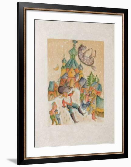 Baron De Munchhausen - Le Cheval-Françoise Deberdt-Framed Collectable Print