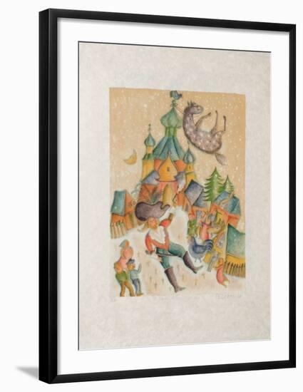 Baron De Munchhausen - Le Cheval-Françoise Deberdt-Framed Collectable Print