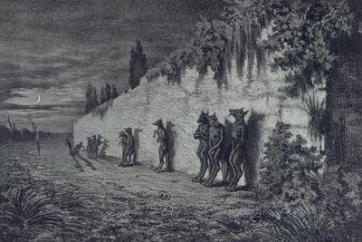 Werewolves, Illustration for "Legendes Rustiques" 1858' Giclee Print -  Baron Dudevant Jean Francois Maurice Sand | Art.com