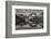 Baron Lake Monte Verita Peak Sawtooh Mountains II BW-Alan Majchrowicz-Framed Photographic Print