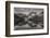 Baron Lake Monte Verita Peak Sawtooh Mountains II BW-Alan Majchrowicz-Framed Photographic Print