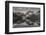 Baron Lake Monte Verita Peak Sawtooh Mountains II BW-Alan Majchrowicz-Framed Photographic Print