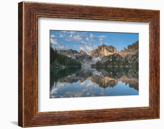 Baron Lake Monte Verita Peak Sawtooth Mountains II-Alan Majchrowicz-Framed Photographic Print
