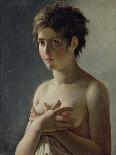 Study for the Death of Lucretia (Oil on Canvas)-Baron Pierre-Narcisse Guerin-Framed Giclee Print