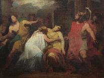 Clytemnestra Hesitates before Killing the Sleeping Agamemnon-Pierre Narcisse Guérin-Framed Giclee Print