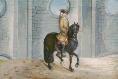 No. 20 a Dapple Grey Horse of the Spanish Riding School Performing the 'Volte' Dressage Step-Baron Reis d' Eisenberg-Giclee Print