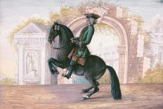 No. 20 a Dapple Grey Horse of the Spanish Riding School Performing the 'Volte' Dressage Step-Baron Reis d' Eisenberg-Giclee Print