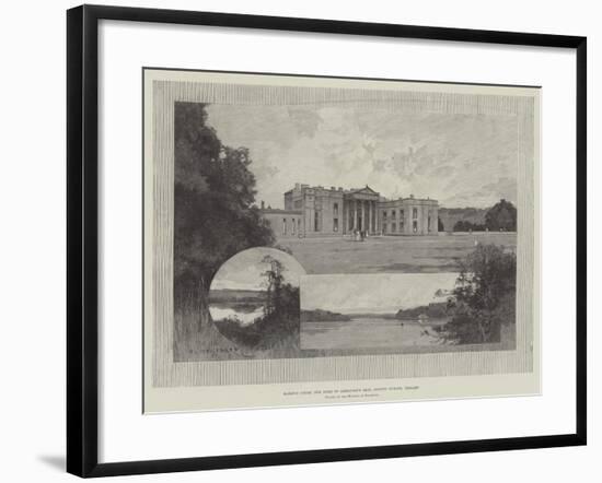 Baron's Court, the Duke of Abercorn's Seat, County Tyrone, Ireland-Charles Auguste Loye-Framed Giclee Print