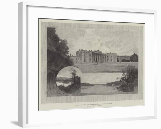 Baron's Court, the Duke of Abercorn's Seat, County Tyrone, Ireland-Charles Auguste Loye-Framed Giclee Print