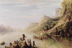 Expedition of Robert Cavelier de La Salle in Louisiana in 1684, 1844-Baron Theodore Gudin-Giclee Print