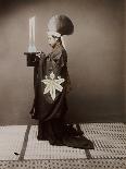 A Shinto Priest Offering Sake to the Kami, 1880-Baron Von Raimund Stillfried-Framed Giclee Print