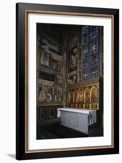 Baroncelli Chapel, Baroncelli Polyptych Above the Altar, Ca 1328-Giotto di Bondone-Framed Giclee Print