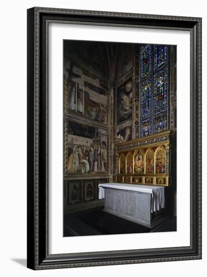 Baroncelli Chapel, Baroncelli Polyptych Above the Altar, Ca 1328-Giotto di Bondone-Framed Giclee Print