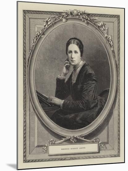 Baroness Burdett Coutts-null-Mounted Giclee Print