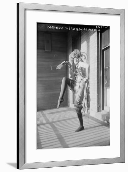 Baroness Von Freytag-Loringhoven, c.1915-null-Framed Photographic Print