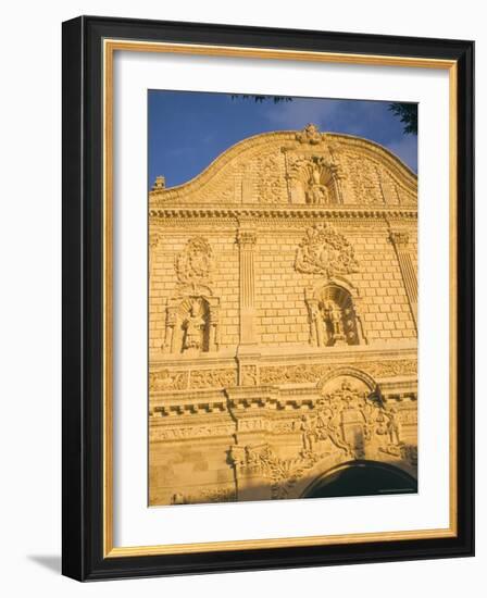 Baroque 17th Century Facade of the Duomo Di San Nicola, Sassari, Sassari Province, Sardinia, Italy-Ken Gillham-Framed Photographic Print