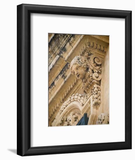 Baroque Balcony, Palazzo Nicolaci, Noto, Sicily, Italy, Europe-Martin Child-Framed Photographic Print