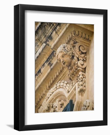 Baroque Balcony, Palazzo Nicolaci, Noto, Sicily, Italy, Europe-Martin Child-Framed Photographic Print